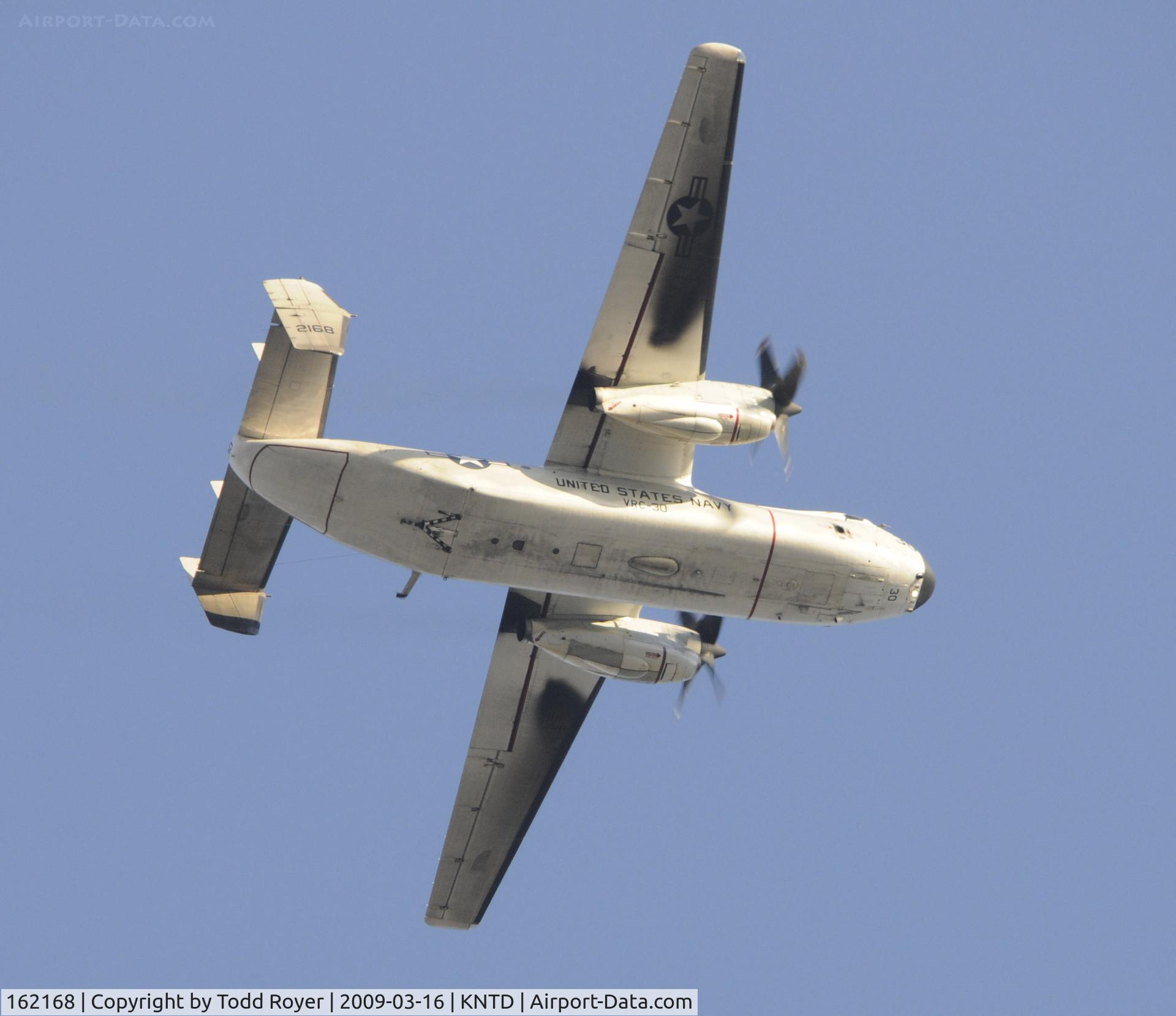 162168, Grumman C-2A Greyhound Greyhound C/N 48, From the backyard