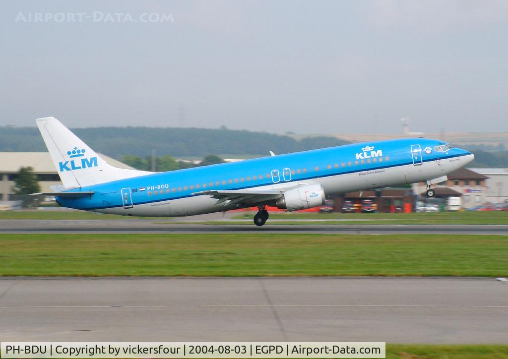 PH-BDU, 1990 Boeing 737-406 C/N 24857, KLM
