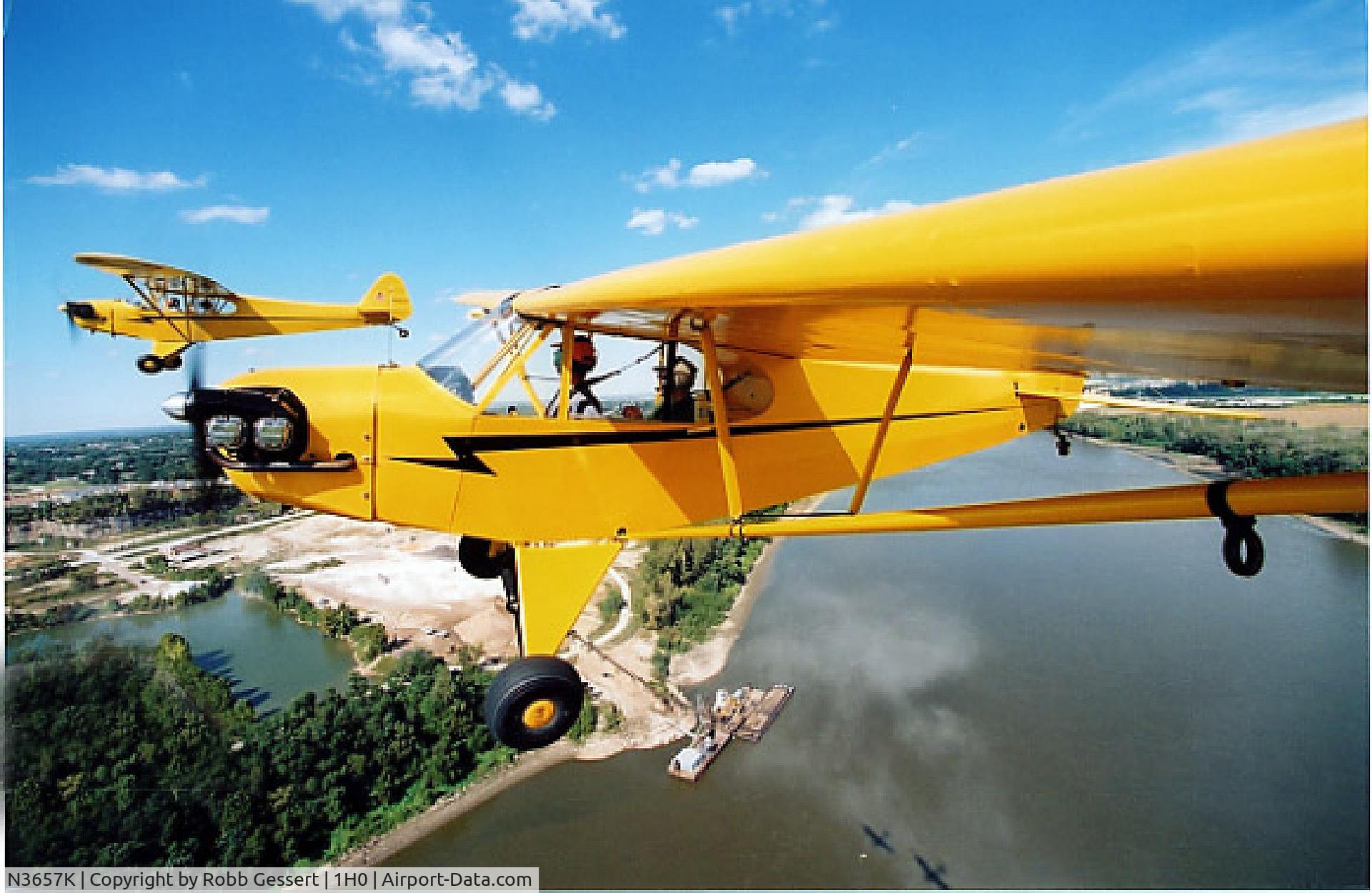 N3657K, 1946 Piper J3C-65 Cub Cub C/N 22347, N3657K in background with N11188