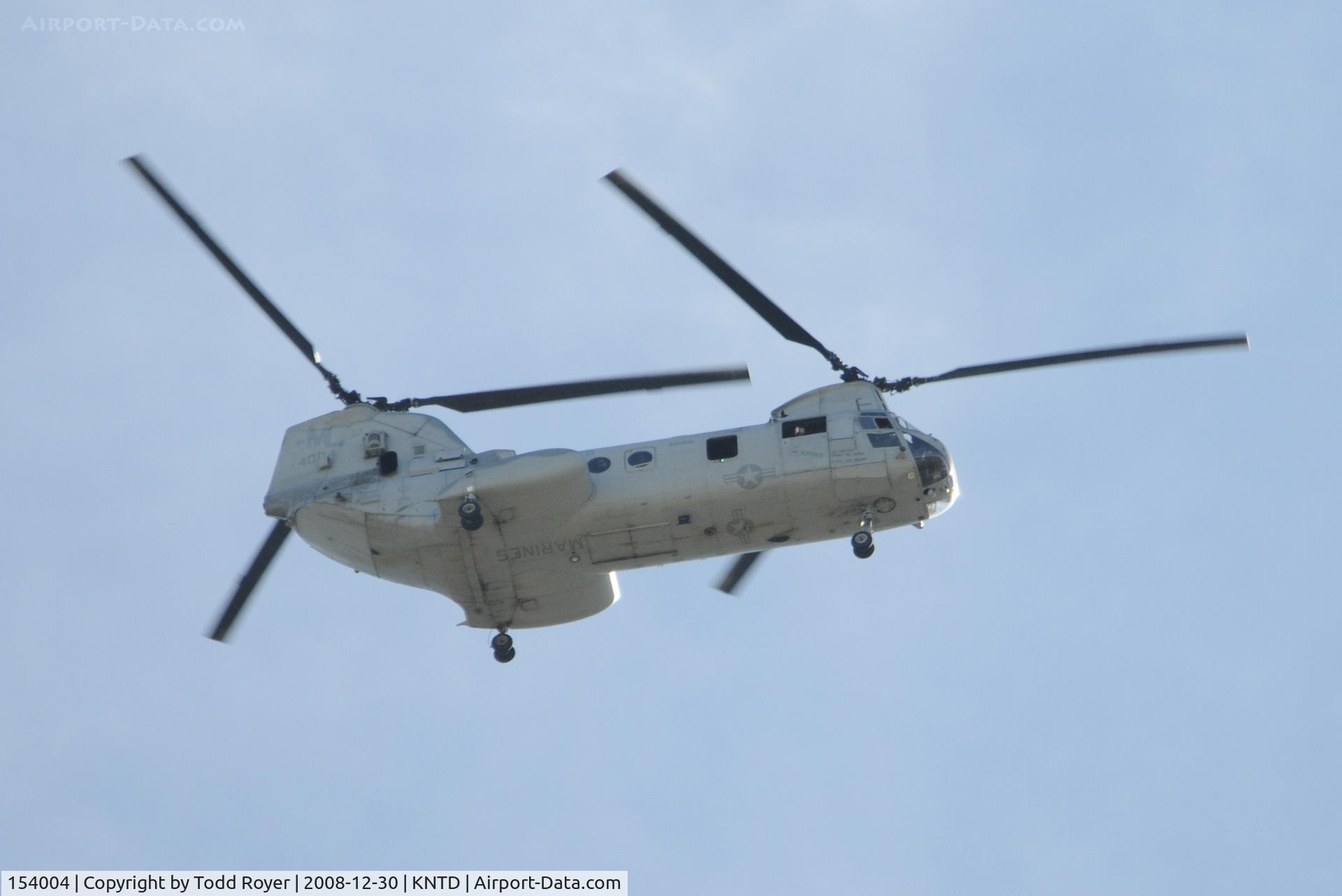 154004, Boeing Vertol CH-46E Sea Knight C/N 2355, From the backyard