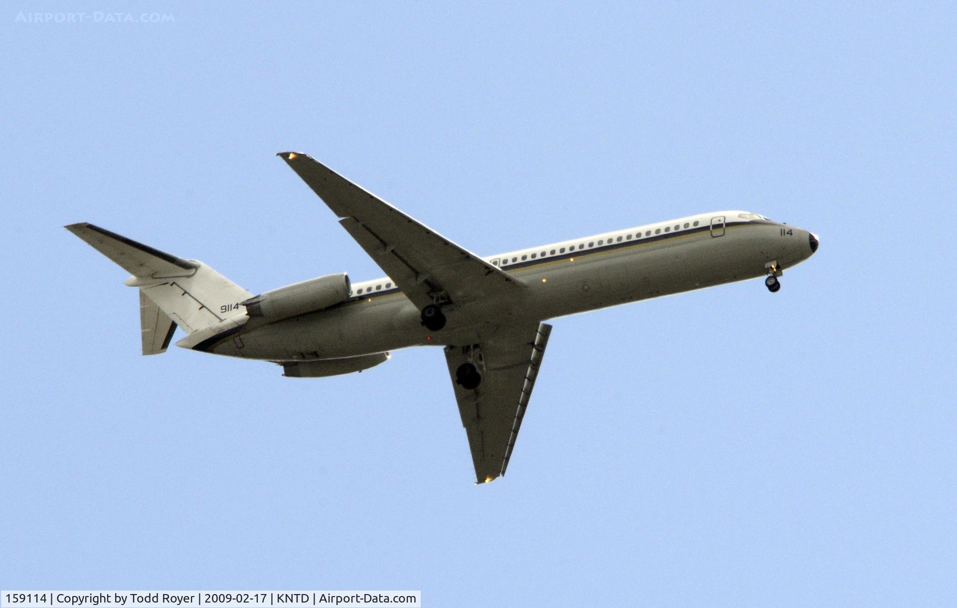 159114, 1973 McDonnell Douglas C-9B Skytrain II C/N 47584, From the backyard