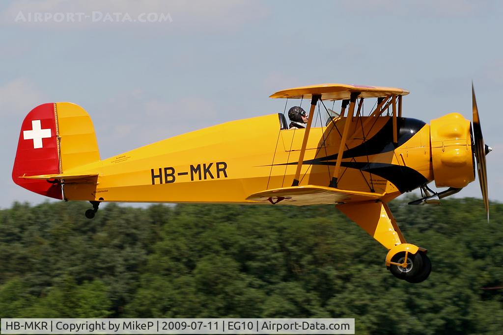 HB-MKR, 2000 Doflug Bu-133C Jungmeister C/N 15, Visitor to Breighton from Switzerland.