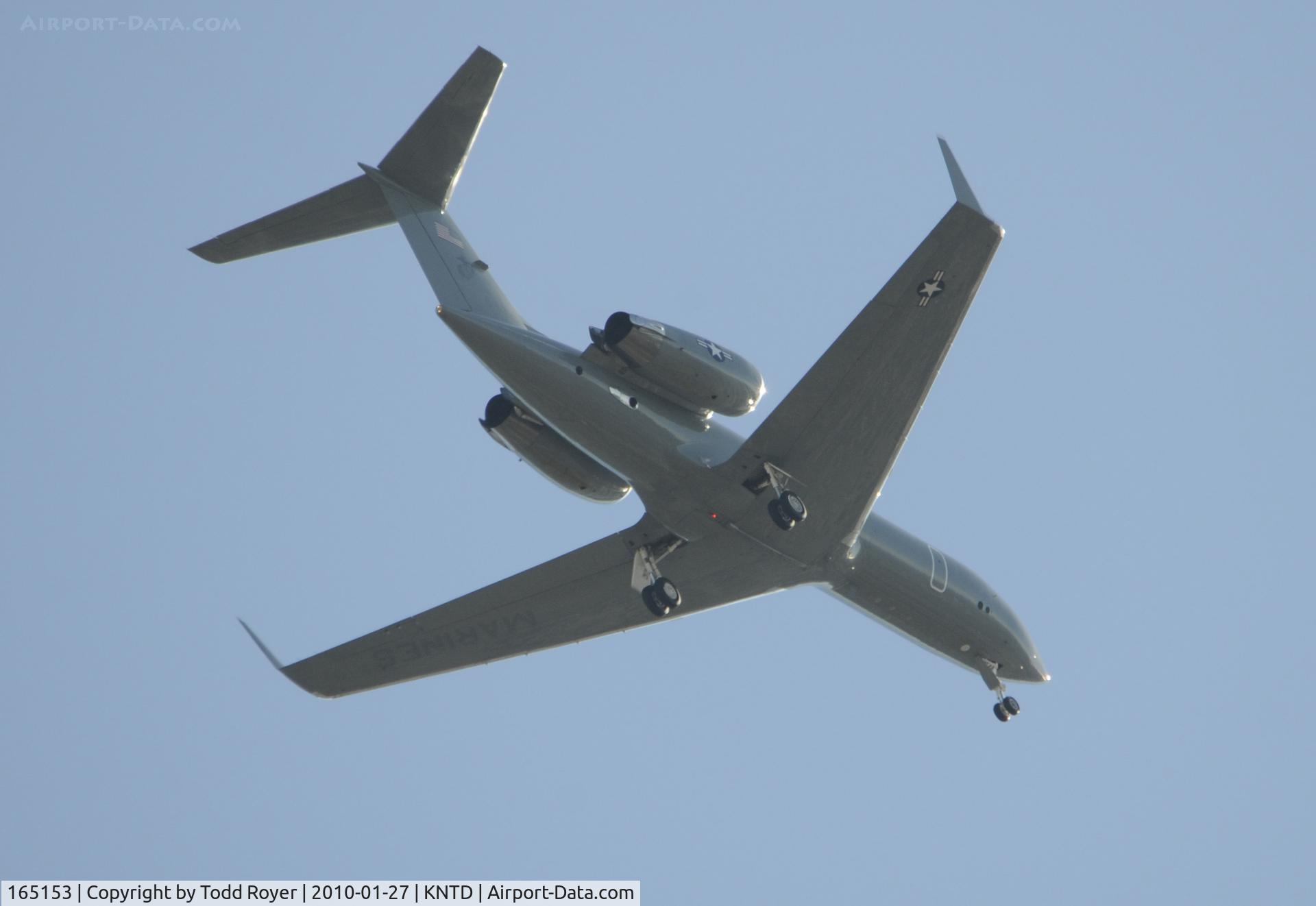 165153, 1992 Gulfstream Aerospace C-20G (Gulfstream IV) C/N 1200, From the backyard
