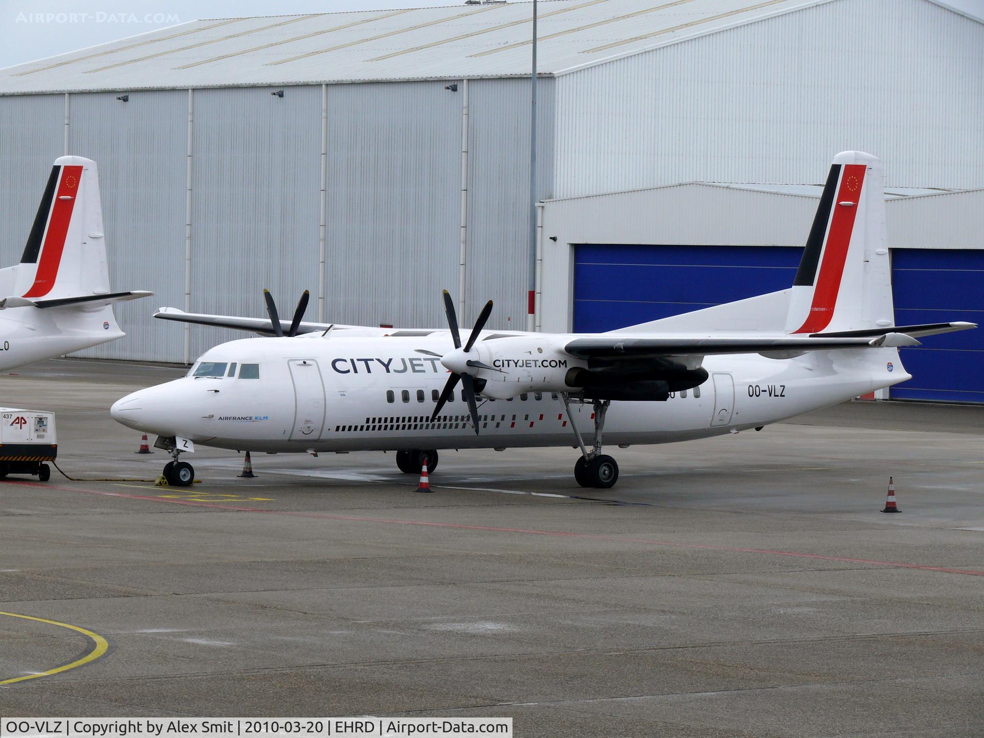 OO-VLZ, 1992 Fokker 50 C/N 20264, Fokker 50 OO-VLZ Cityjet