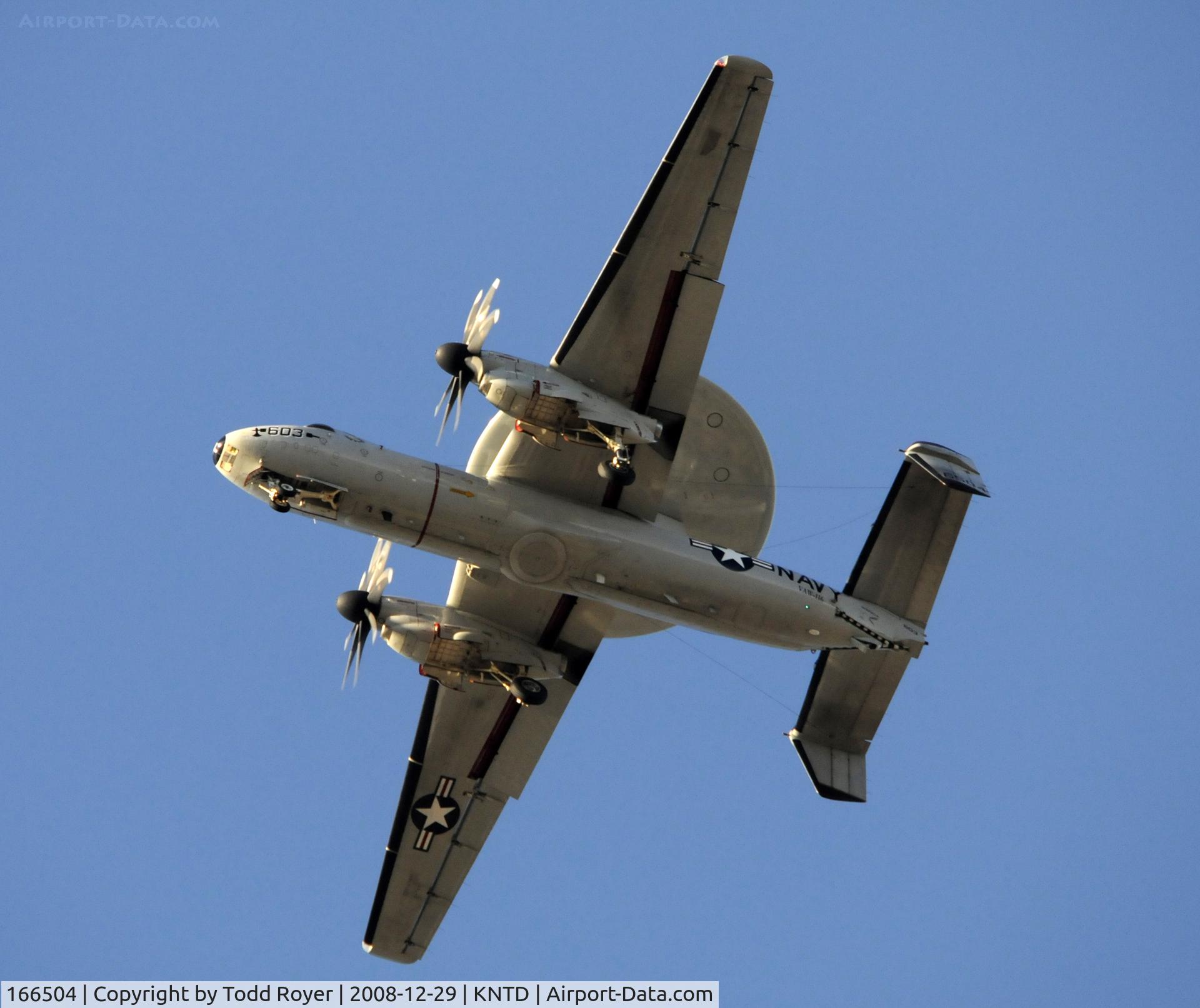 166504, Northrop Grumman E-2C Hawkeye 2000 (G-123) C/N Not found 166504, From the backyard