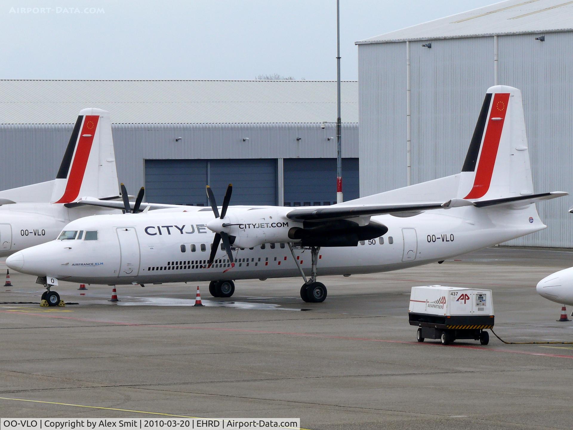 OO-VLO, 1988 Fokker 50 C/N 20127, Fokker 50 OO-VLO Cityjet