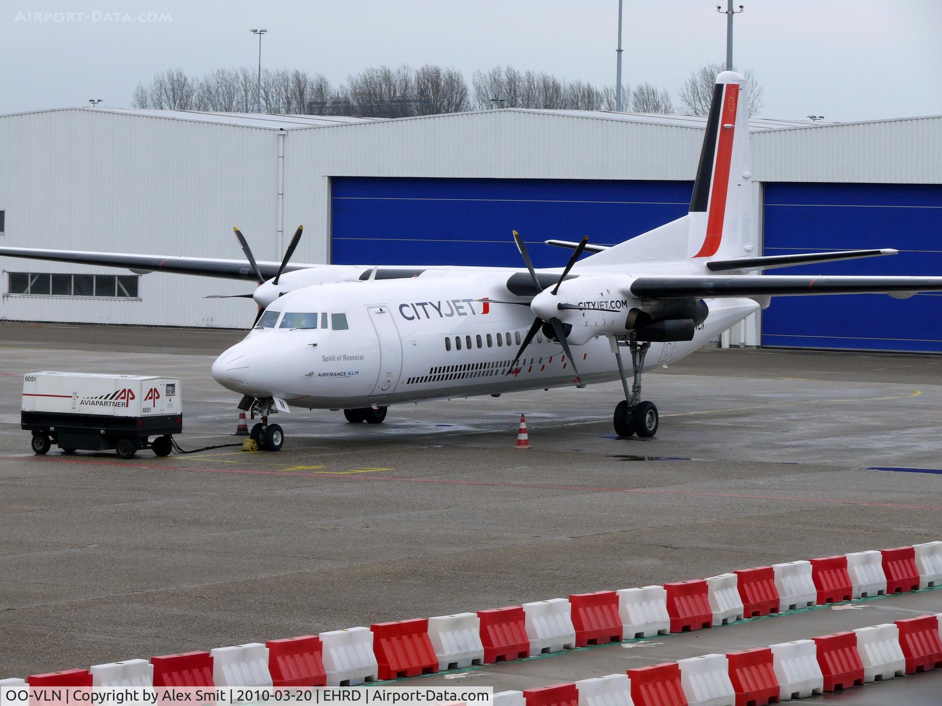 OO-VLN, 1989 Fokker 50 C/N 20145, Fokker 50 OO-VLN Cityjet