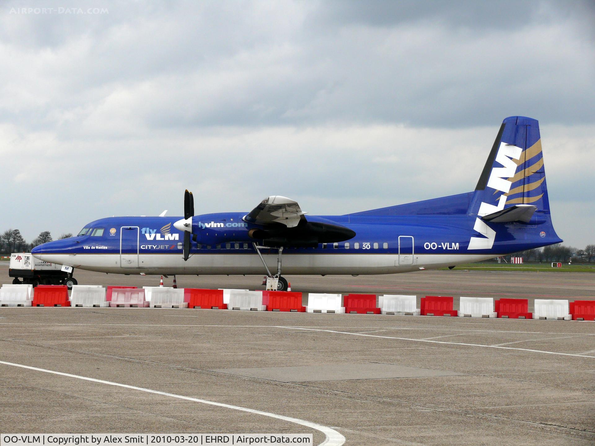 OO-VLM, 1988 Fokker 50 C/N 20135, Fokker 50 OO-VLM VLM