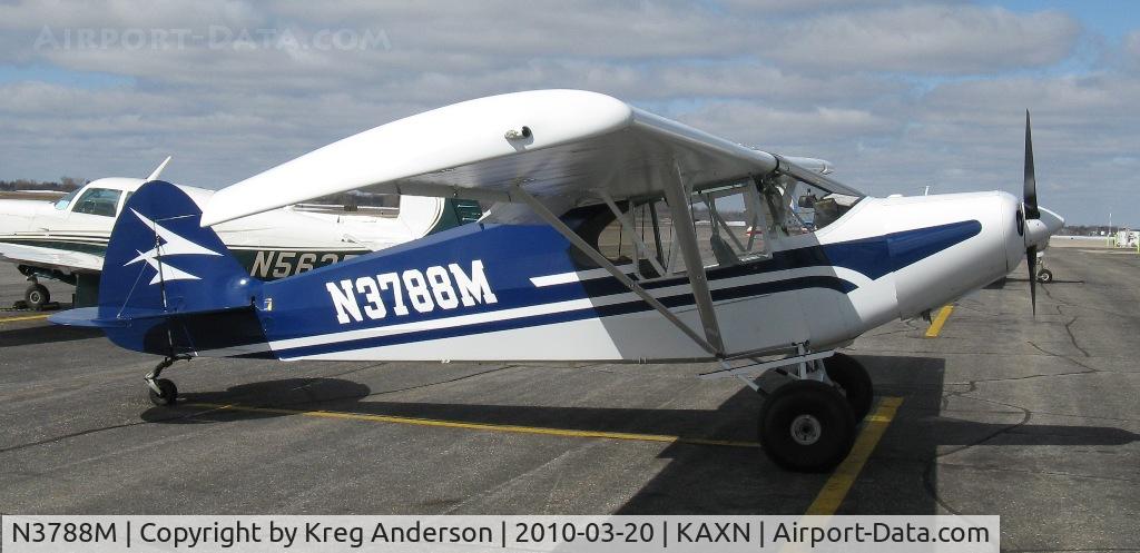 N3788M, 1947 Piper PA-12 Super Cruiser C/N 12-2716, Piper PA-12 Super Cruiser sitting on the ramp.