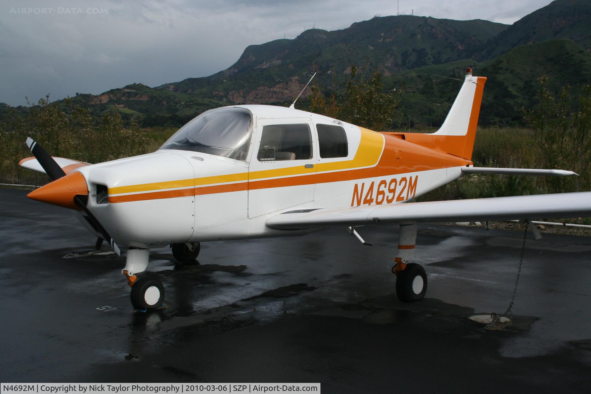 N4692M, 1978 Beech B19 Sport 150 C/N MB-893, After the downpour