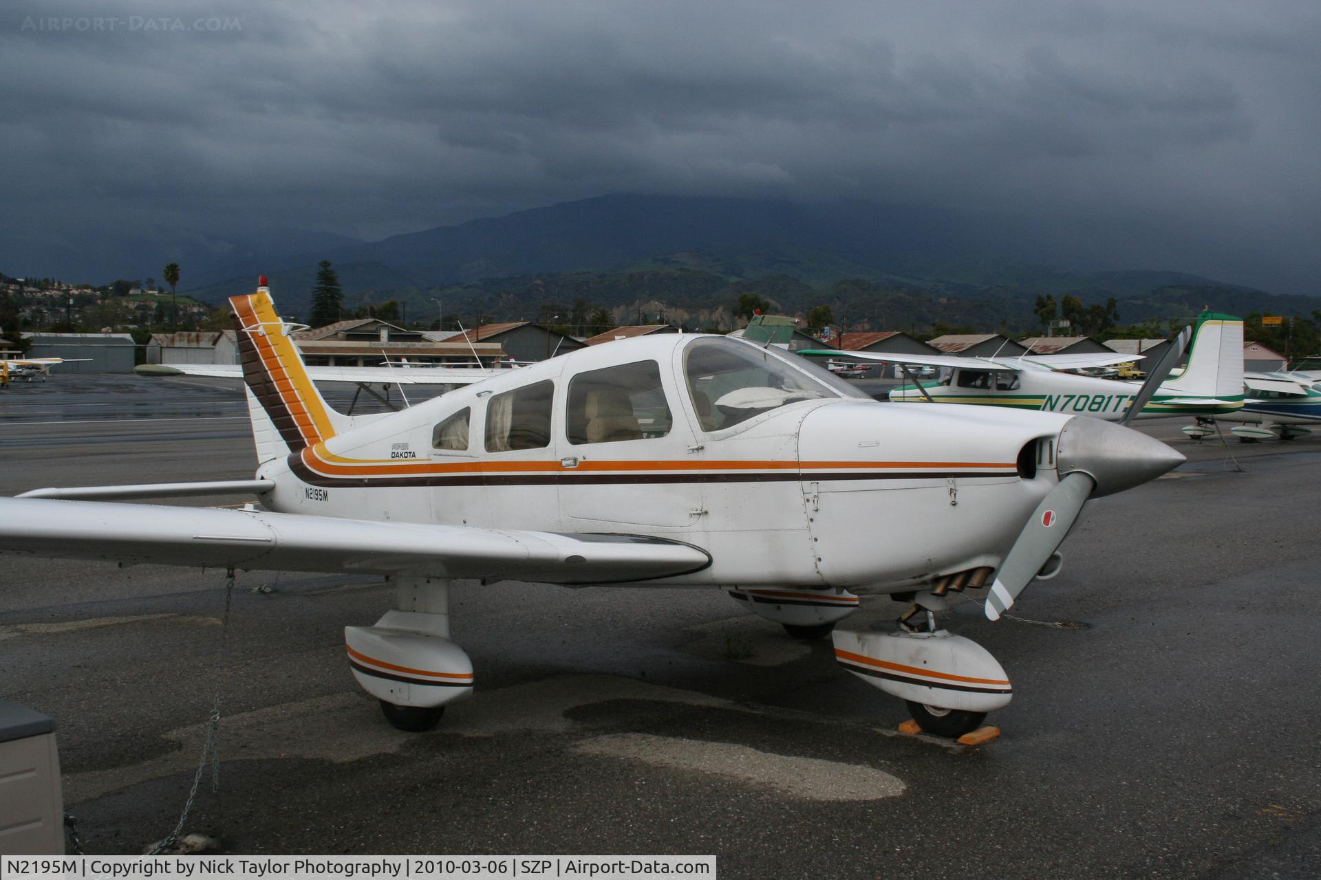 N2195M, 1979 Piper PA-28-236 Dakota C/N 28-7911090, After the downpour