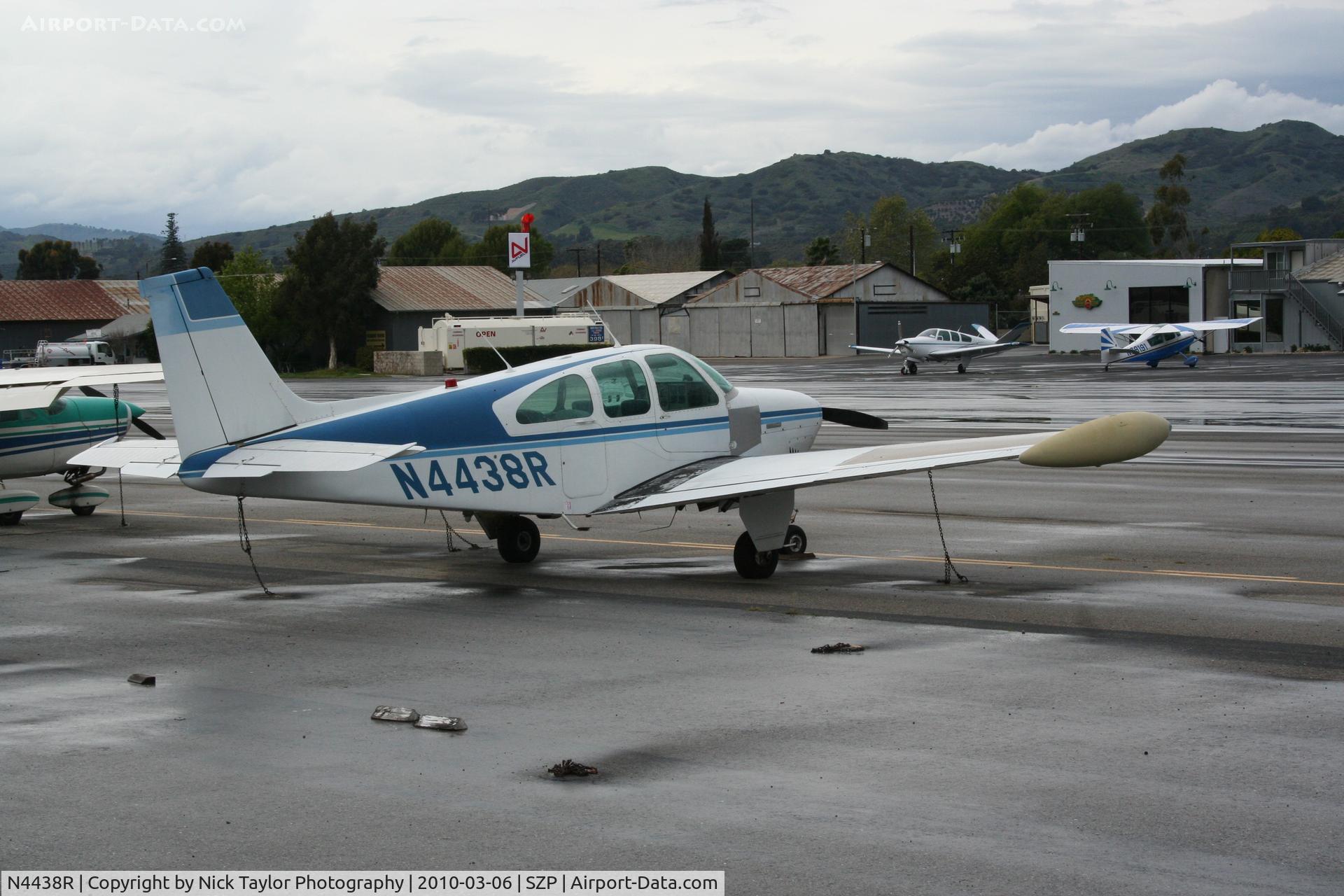 N4438R, 1963 Beech 35-B33 Debonair C/N CD-638, Missing some paint