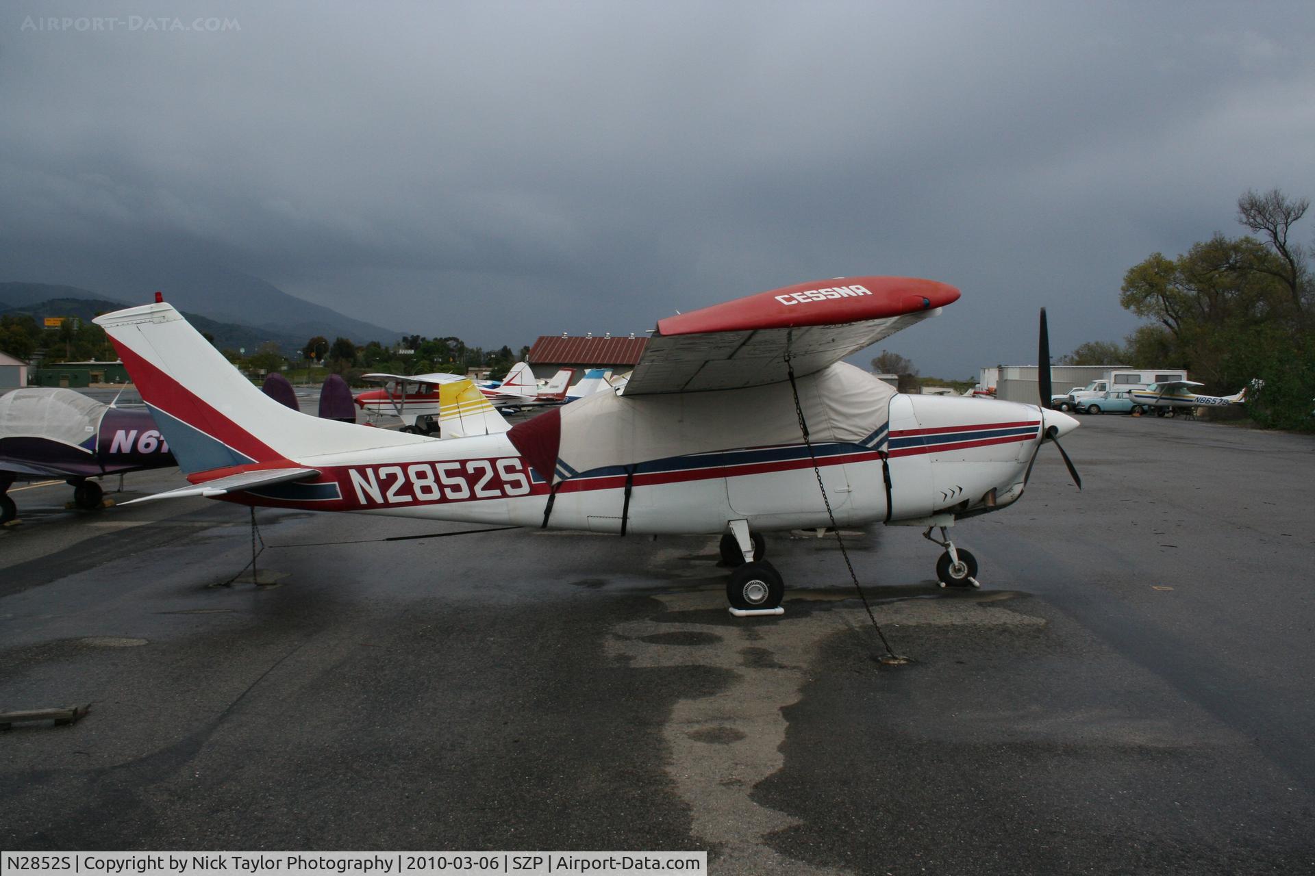 N2852S, Cessna 210H Turbo Centurian Centurion C/N 21058974, After the downpour