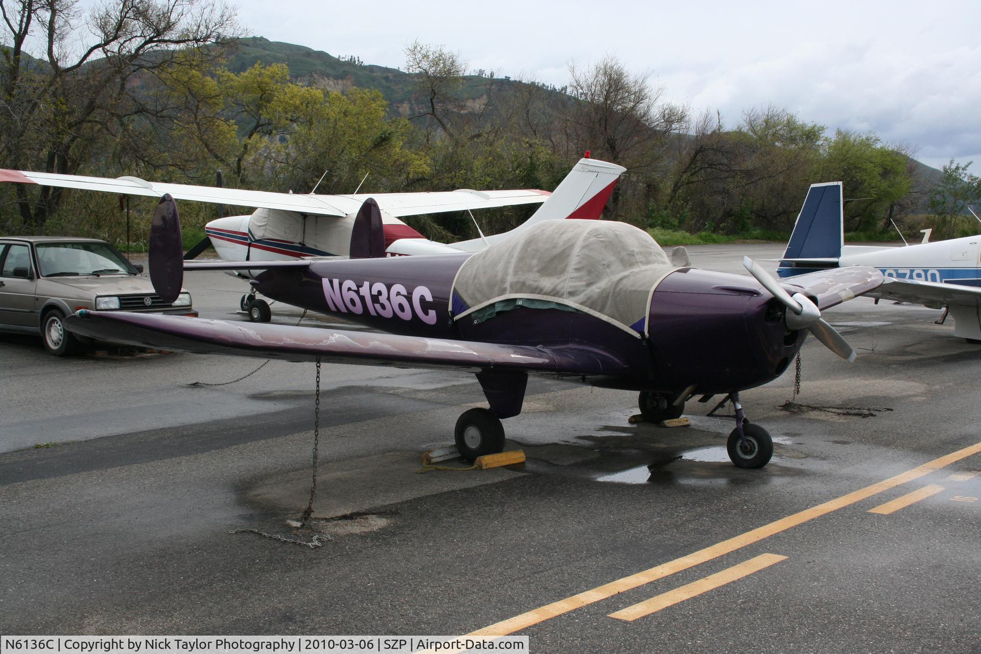 N6136C, 1956 Forney F-1 C/N 5607, Someone likes purple!
