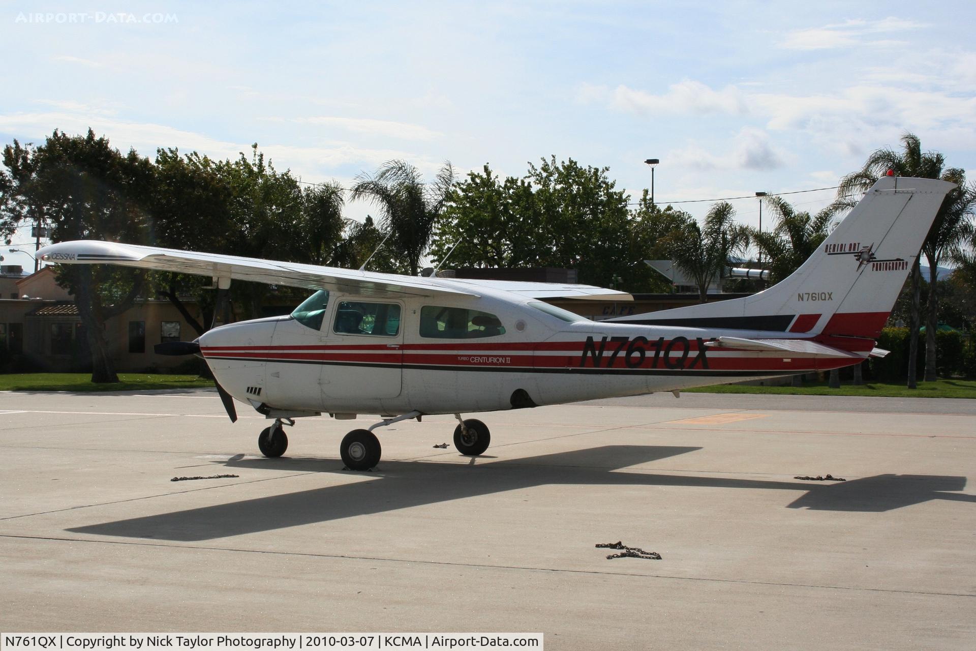 N761QX, 1978 Cessna T210M Turbo Centurion C/N 210-62444, Sitting by the Waypoint Cafe