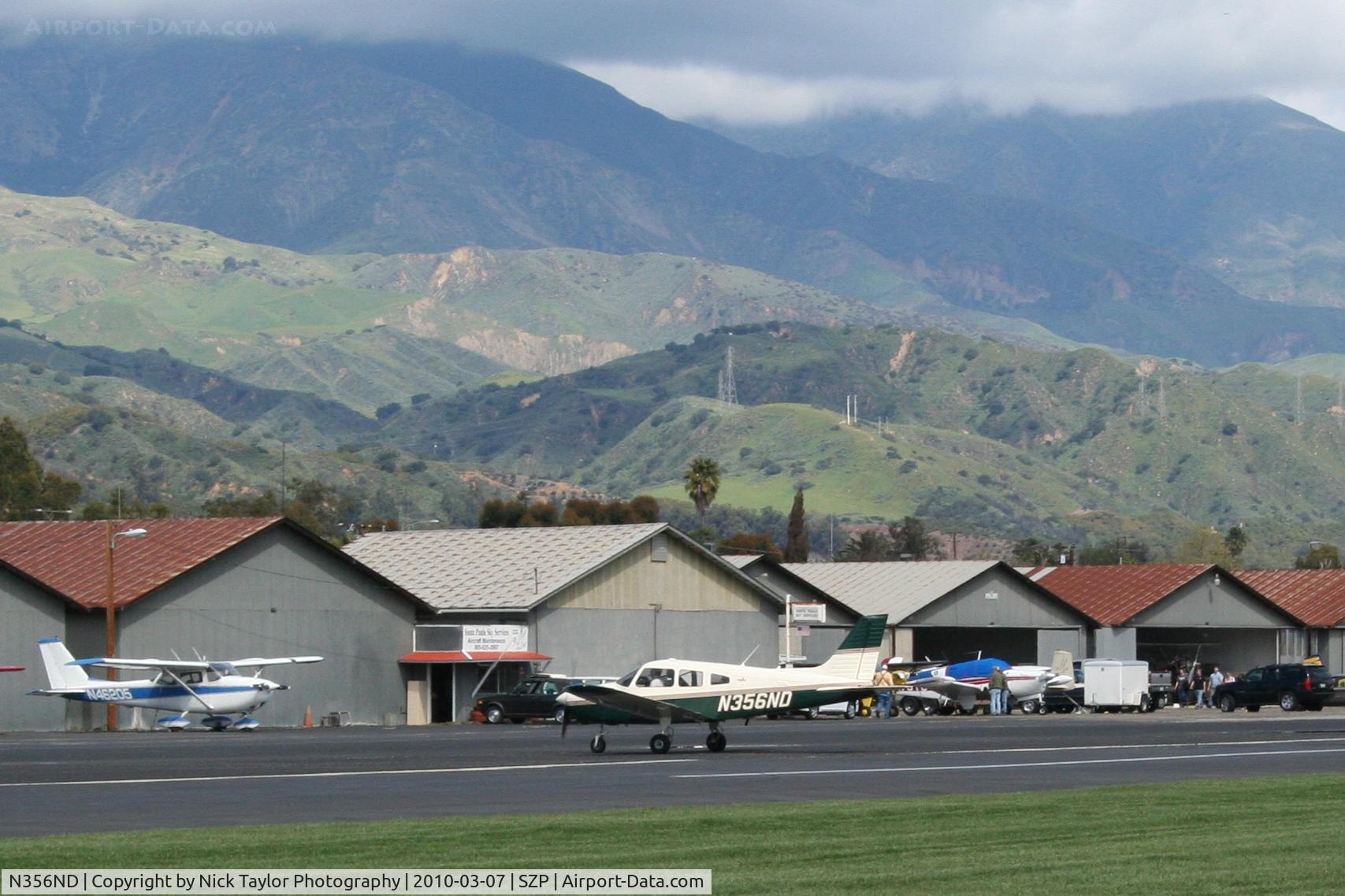 N356ND, 2003 Piper PA-28-161 Cherokee Warrior III C/N 2842184, Exiting RWY 22