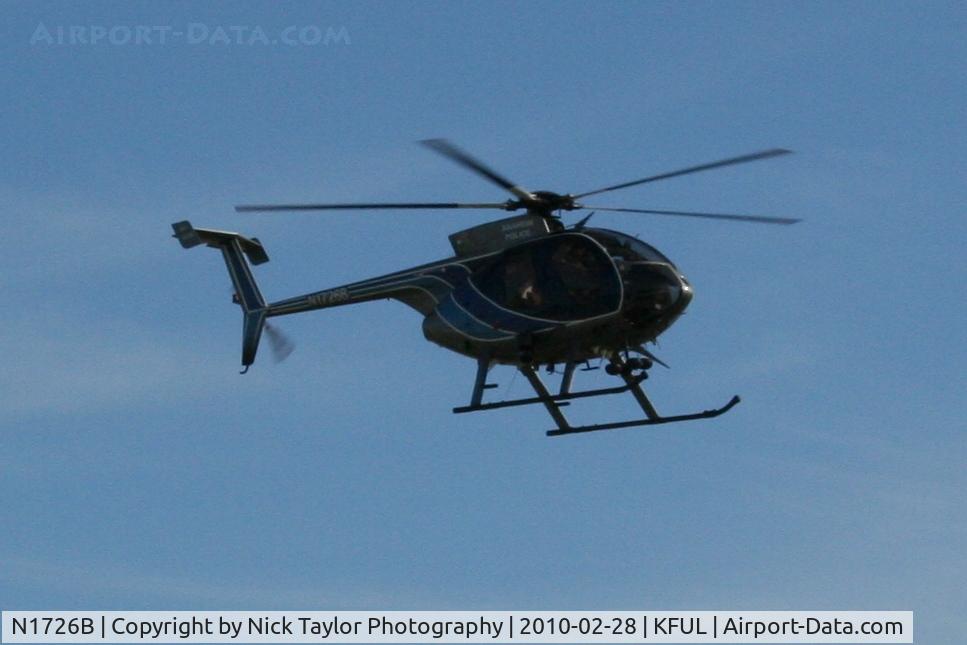 N1726B, 2000 MD Helicopters 369E C/N 0551E, Anaheim Police