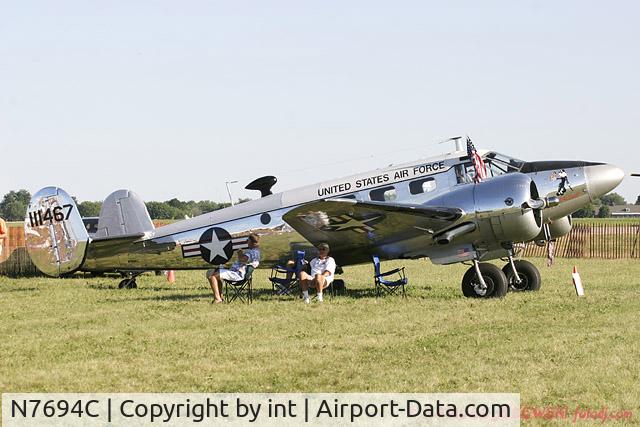 N7694C, 1951 Beech C-45G Expeditor C/N AF-24, dayton