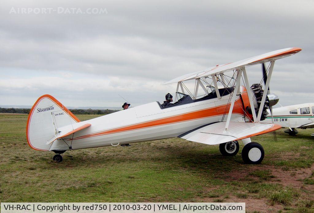 VH-RAC, 1941 Boeing A75N1 C/N 75-1528, Stearman VH-RAC.