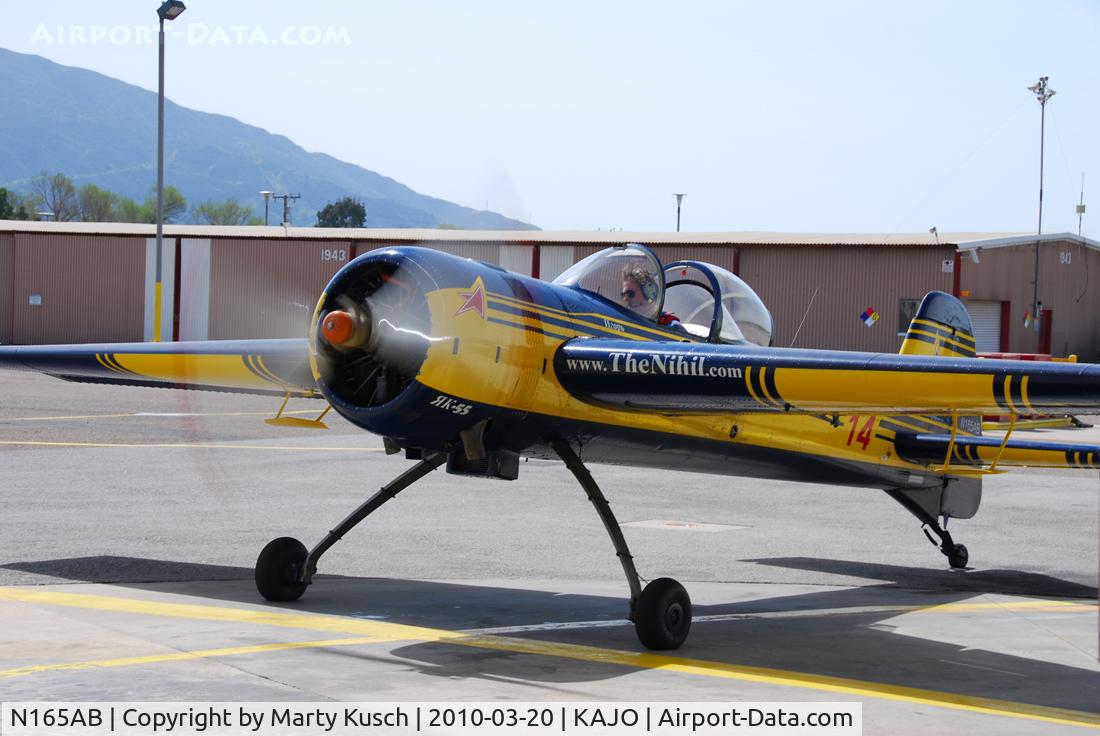N165AB, Yakovlev Yak-55 C/N Not found  N165AB, Yak-55 at fuel Island