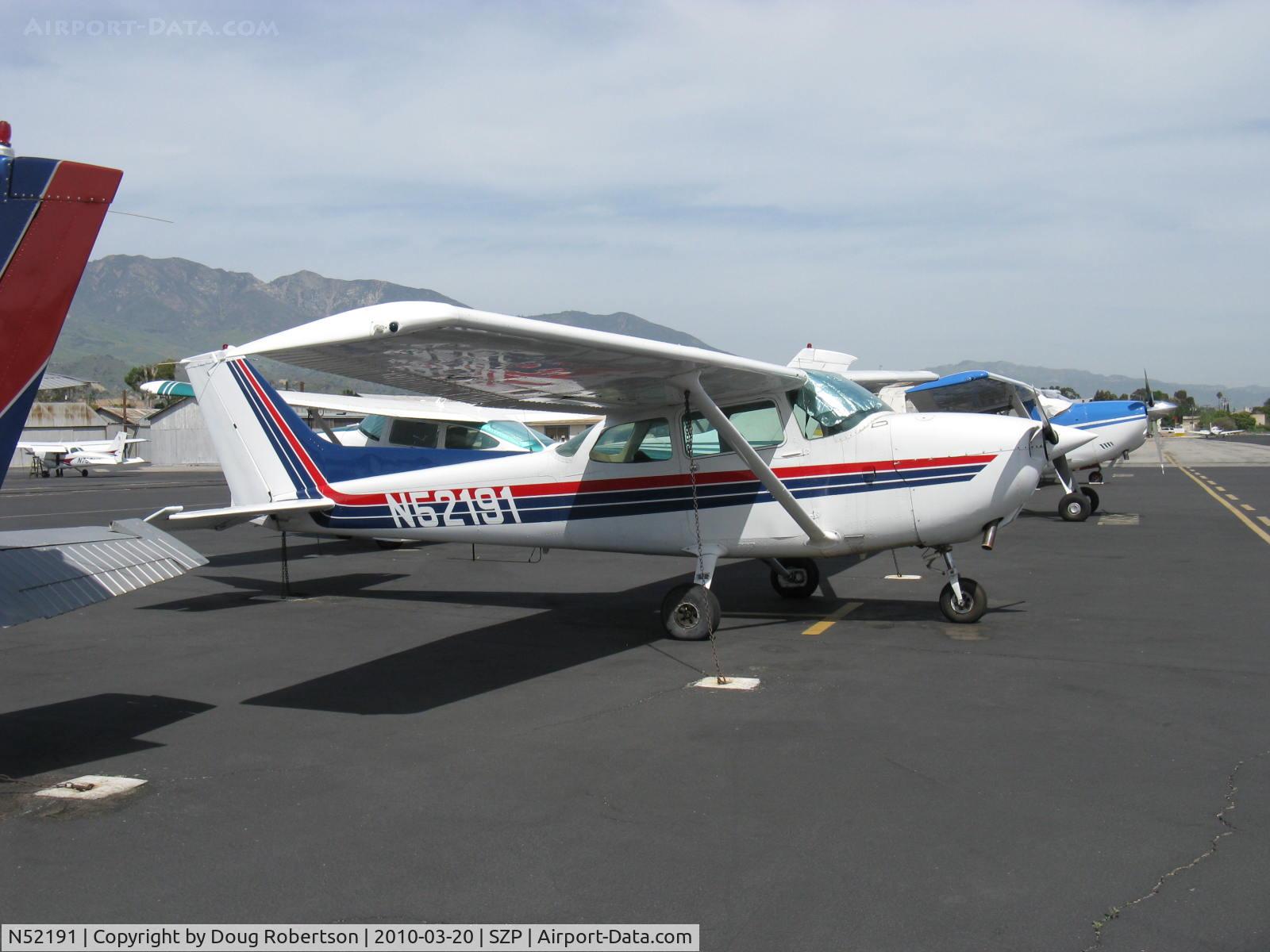 N52191, 1980 Cessna 172P C/N 17274431, 1980 Cessna 172P, Lycoming O-320-D2J 160 Hp