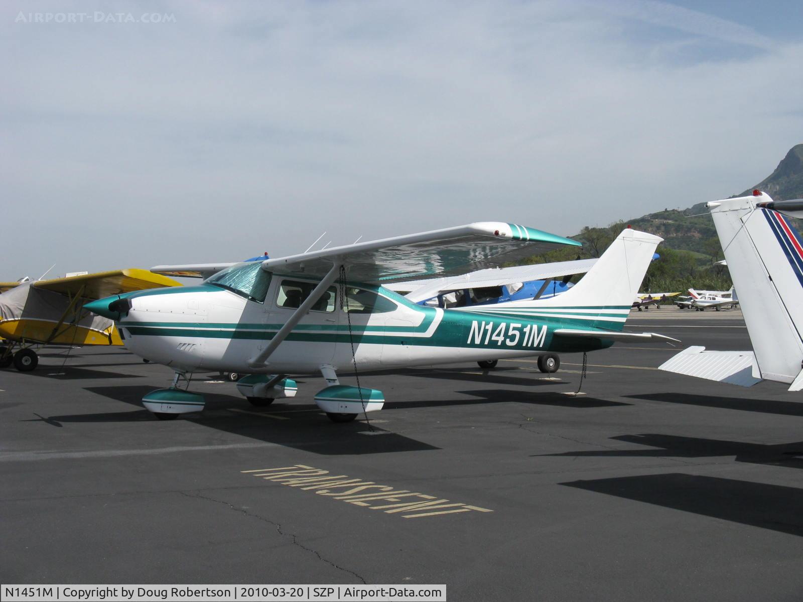 N1451M, 1975 Cessna 182P Skylane C/N 18264335, 1975 Cessna 182P SKYLANE, Continental O-470-S 230 Hp