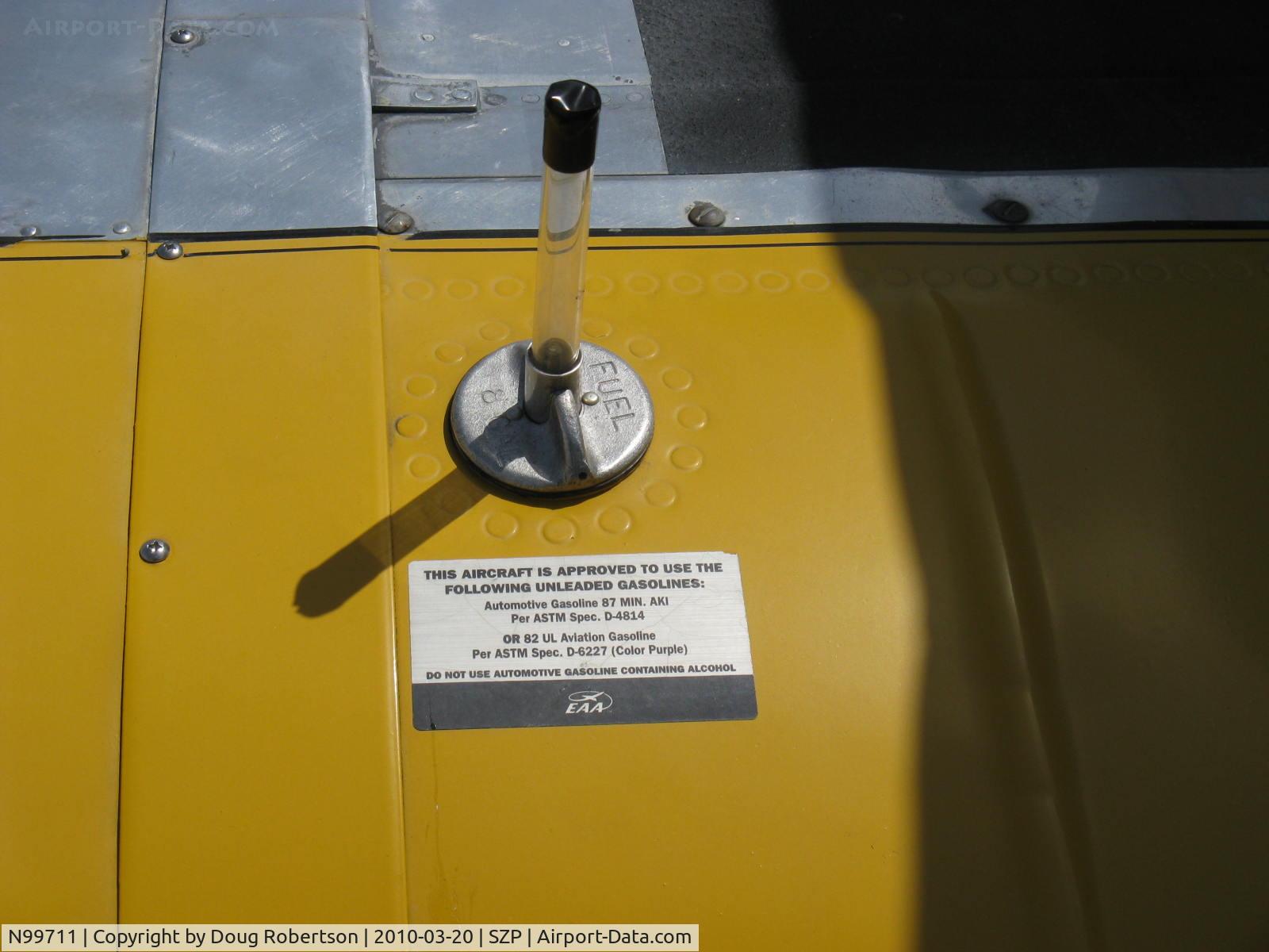 N99711, 1946 Erco 415D Ercoupe C/N 2334, 1946 ERCO ERCOUPE 415-D, Continental O-200 100 Hp upgrade, fuel data & gauge-left wing tank