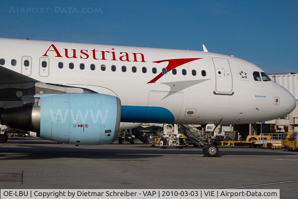 OE-LBU, 2001 Airbus A320-214 C/N 1478, Austrian Airlines Airbus A320