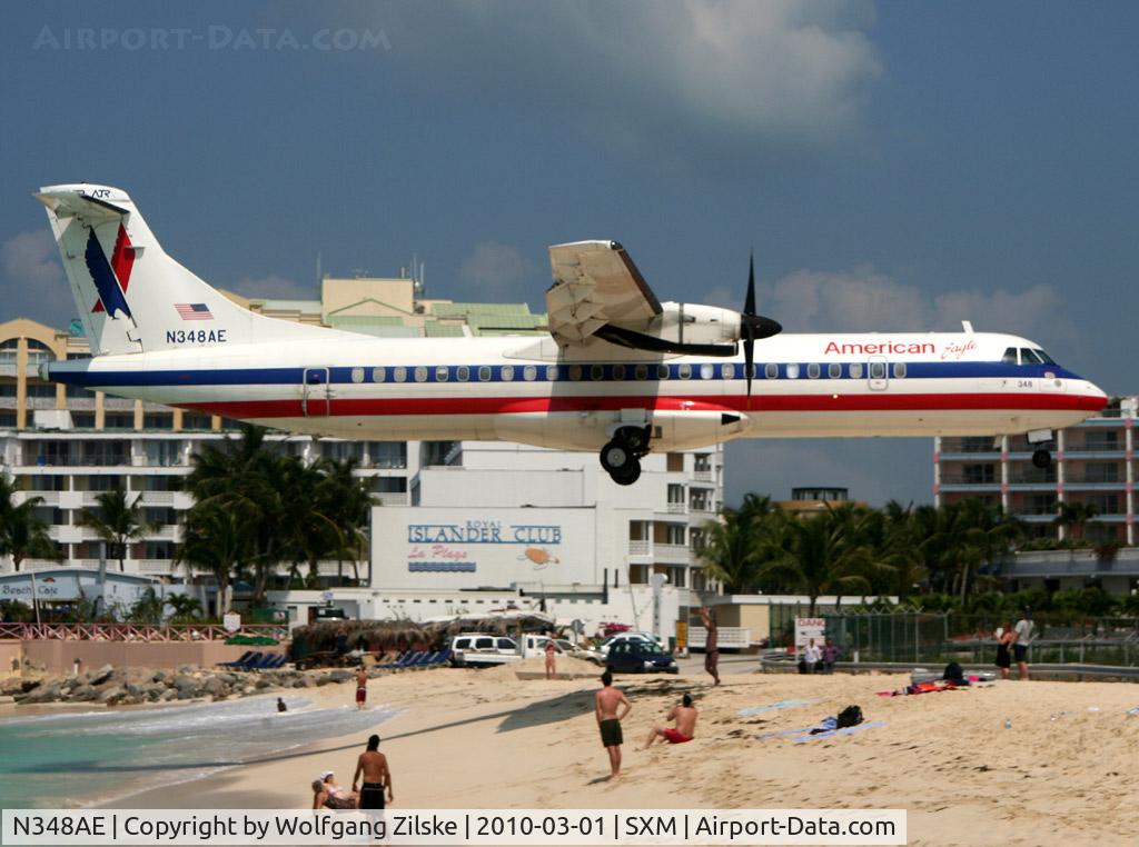 N348AE, 1993 ATR 72-212 C/N 349, visitor