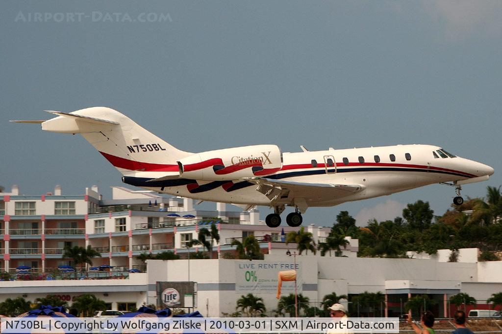 N750BL, 2002 Cessna 750 Citation X C/N 750-0178, visitor