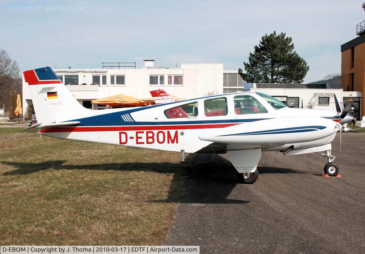D-EBOM, Beechcraft E33 Bonanza C/N Not found D-EBOM, Beech 33 Bonanza