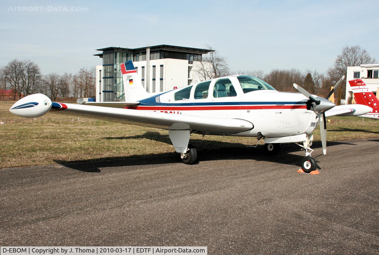 D-EBOM, Beechcraft E33 Bonanza C/N Not found D-EBOM, Beech 33 Bonanza