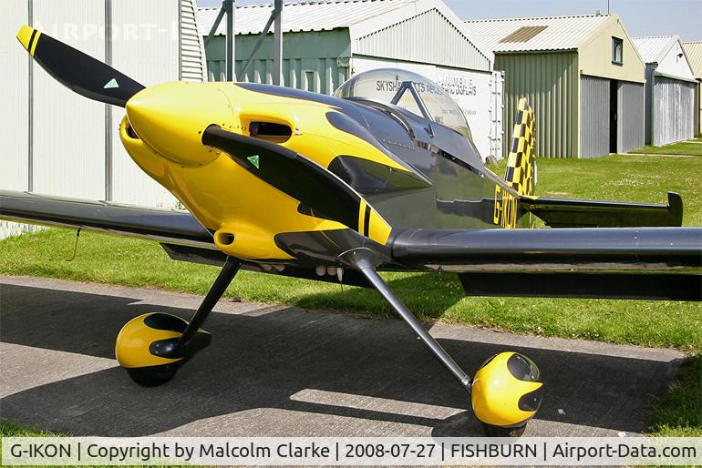 G-IKON, 2006 Vans RV-4 C/N PFA 181-14474, Van's RV-4 at Fishburn Airfield in 2008.