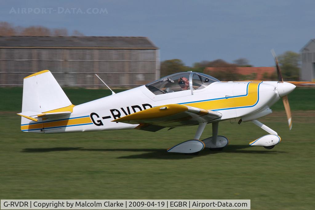 G-RVDR, 2001 Vans RV-6A C/N PFA 181A-13098, Van's RV-6A. During the 2009 John McLean Trophy aerobatic competition at Breighton Airfield.