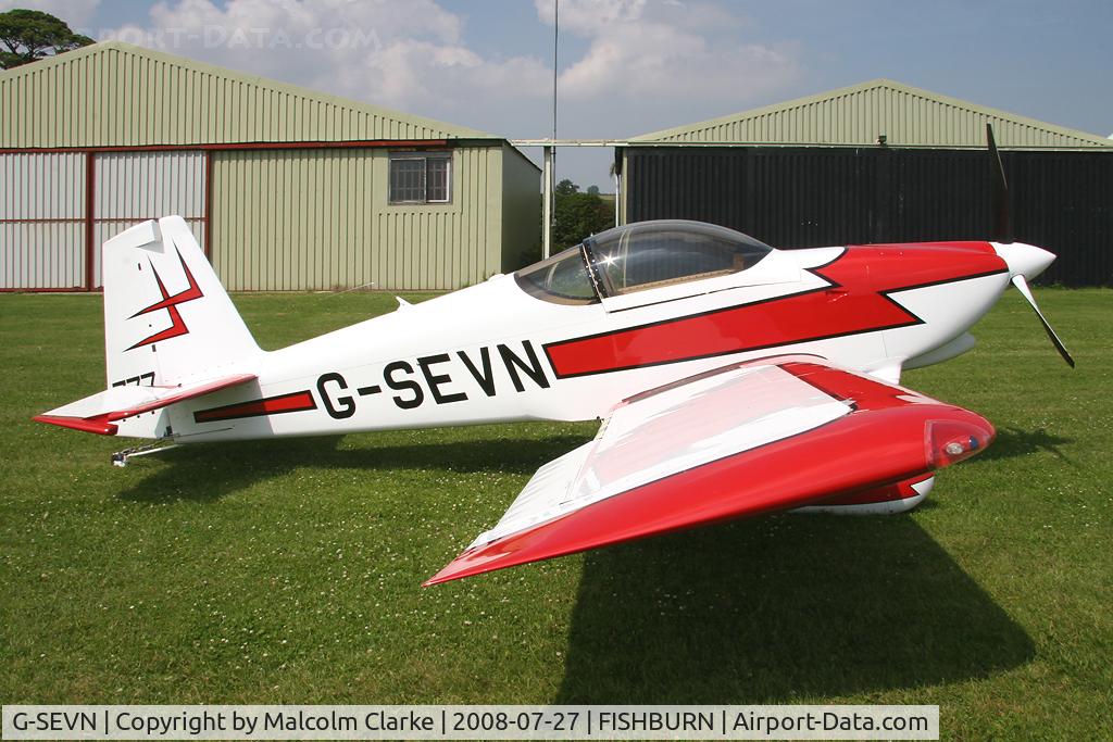 G-SEVN, 2003 Vans RV-7 C/N PFA 323-13795, Van's RV-7 at Fishburn Airfield, UK in 2008.