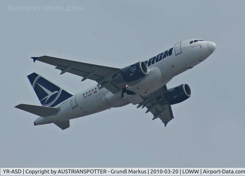 YR-ASD, 2007 Airbus A318-111 C/N 3225, TAROM