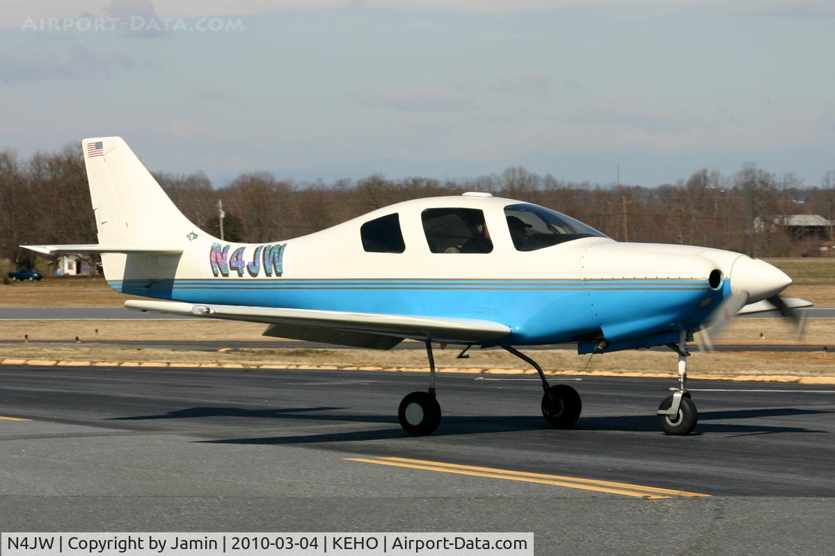 N4JW, 1996 Lancair IV C/N LIV-117, Glittery N-number.