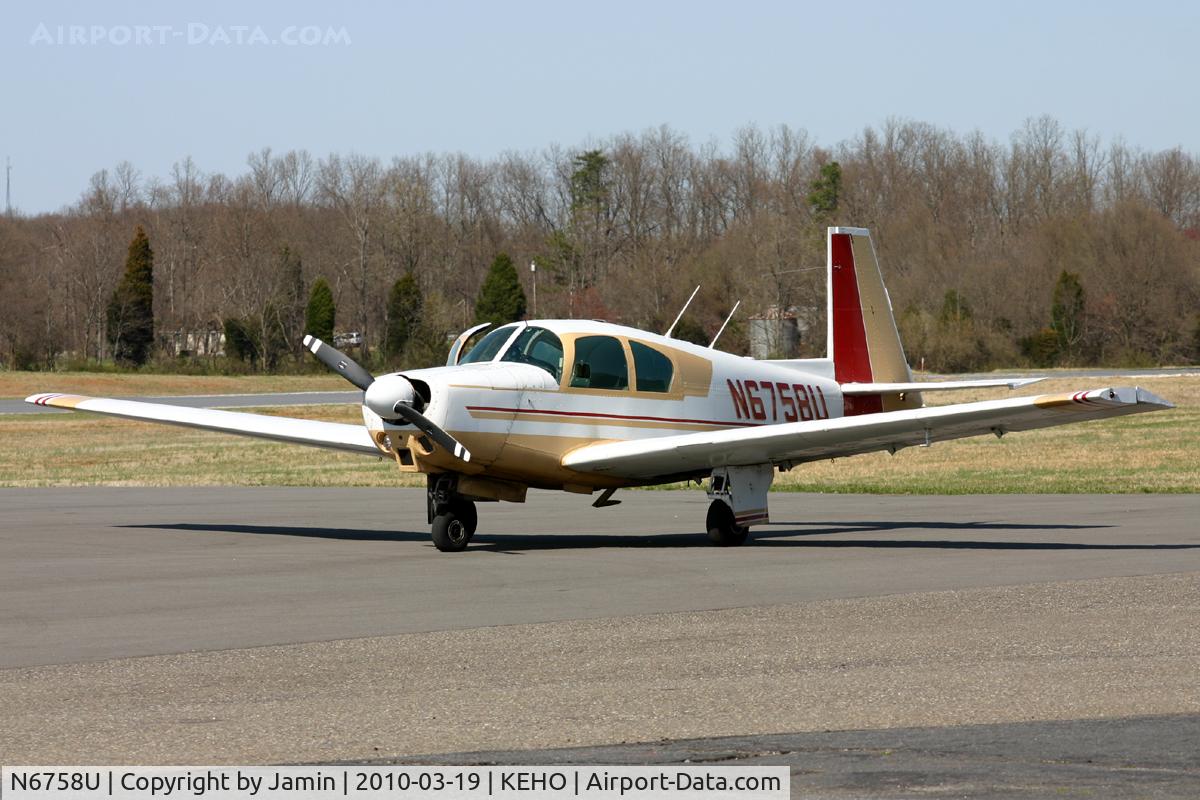 N6758U, 1963 Mooney M20C Ranger C/N 2480, An older Mooney, tanked up and ready to go.