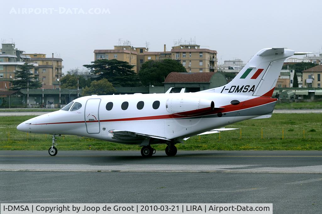 I-DMSA, 2007 Raytheon 390 Premier 1A C/N RB-201, rrival at its home base.