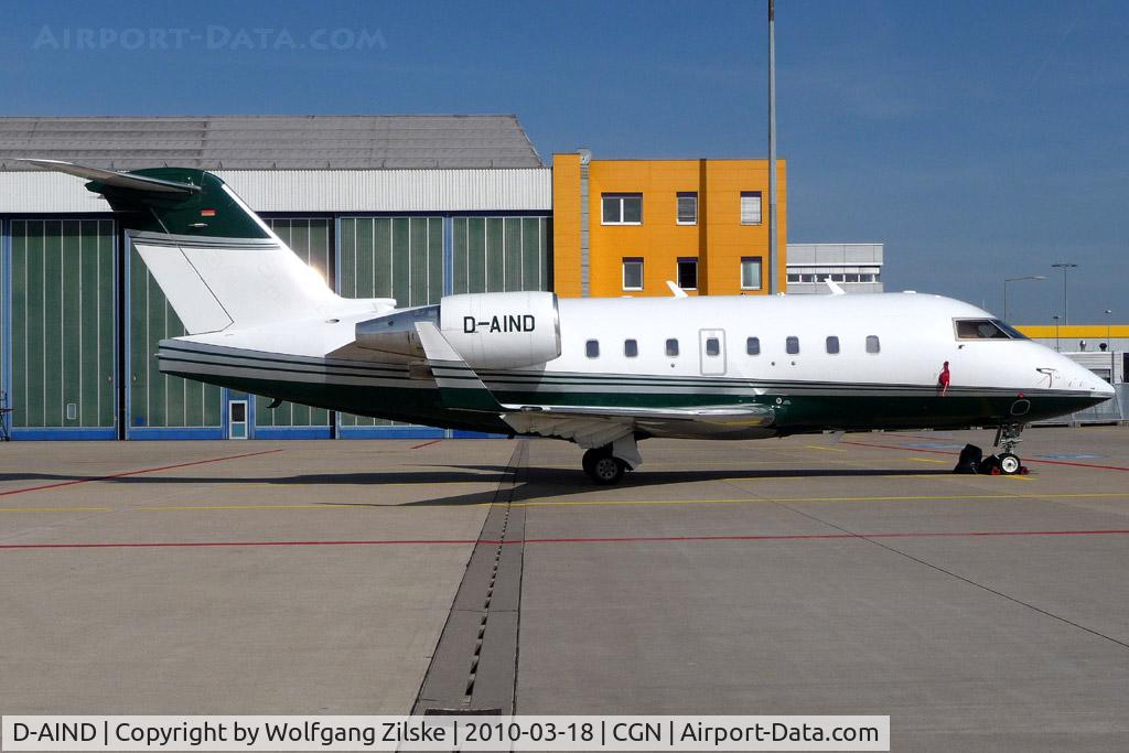 D-AIND, 2003 Bombardier Challenger 604 (CL-600-2B16) C/N 5572, visitor