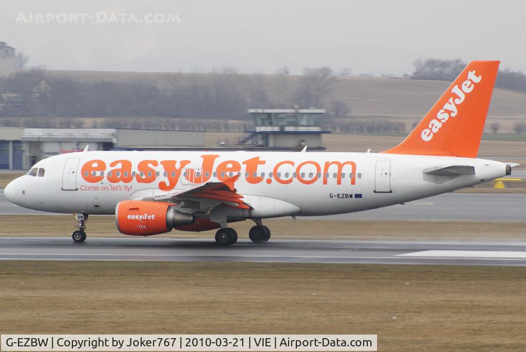 G-EZBW, 2007 Airbus A319-111 C/N 3134, EasyJet Airbus A319-111