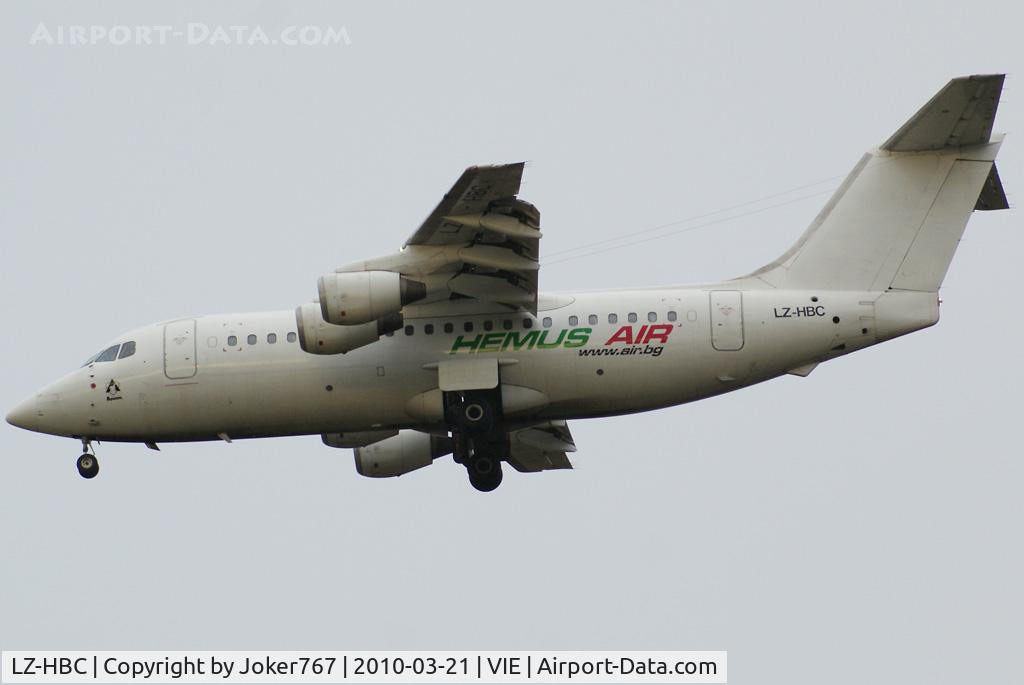 LZ-HBC, 1987 British Aerospace BAe.146-200 C/N E2093, Hemus Air British Aerospace BAe 146-200