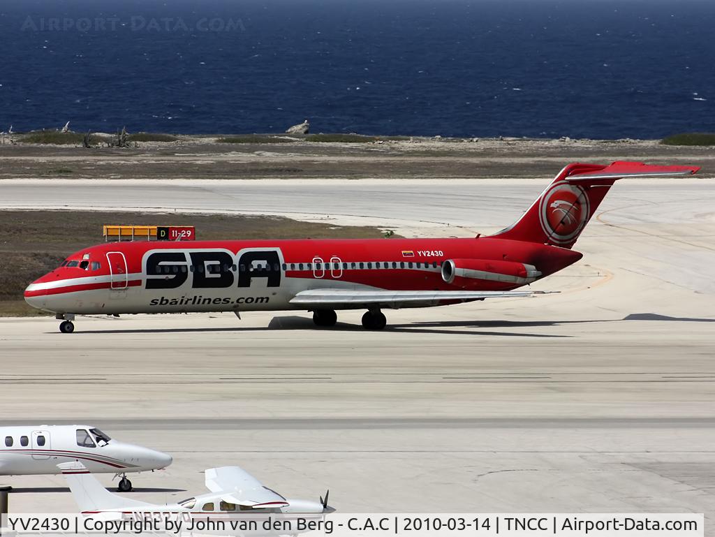 YV2430, 1980 Douglas DC-9-31 C/N 48118, SBAirlines DC 9-31 YV2430 (48118/942) @ TNCC / CUR