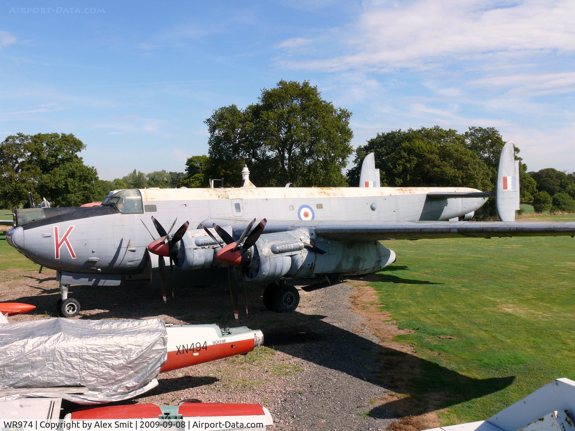 WR974, 1957 Avro 716 Shackleton MR.3/3 C/N Not found WR974, Avro Shackleton MR3 WR974/K Royal Air Force