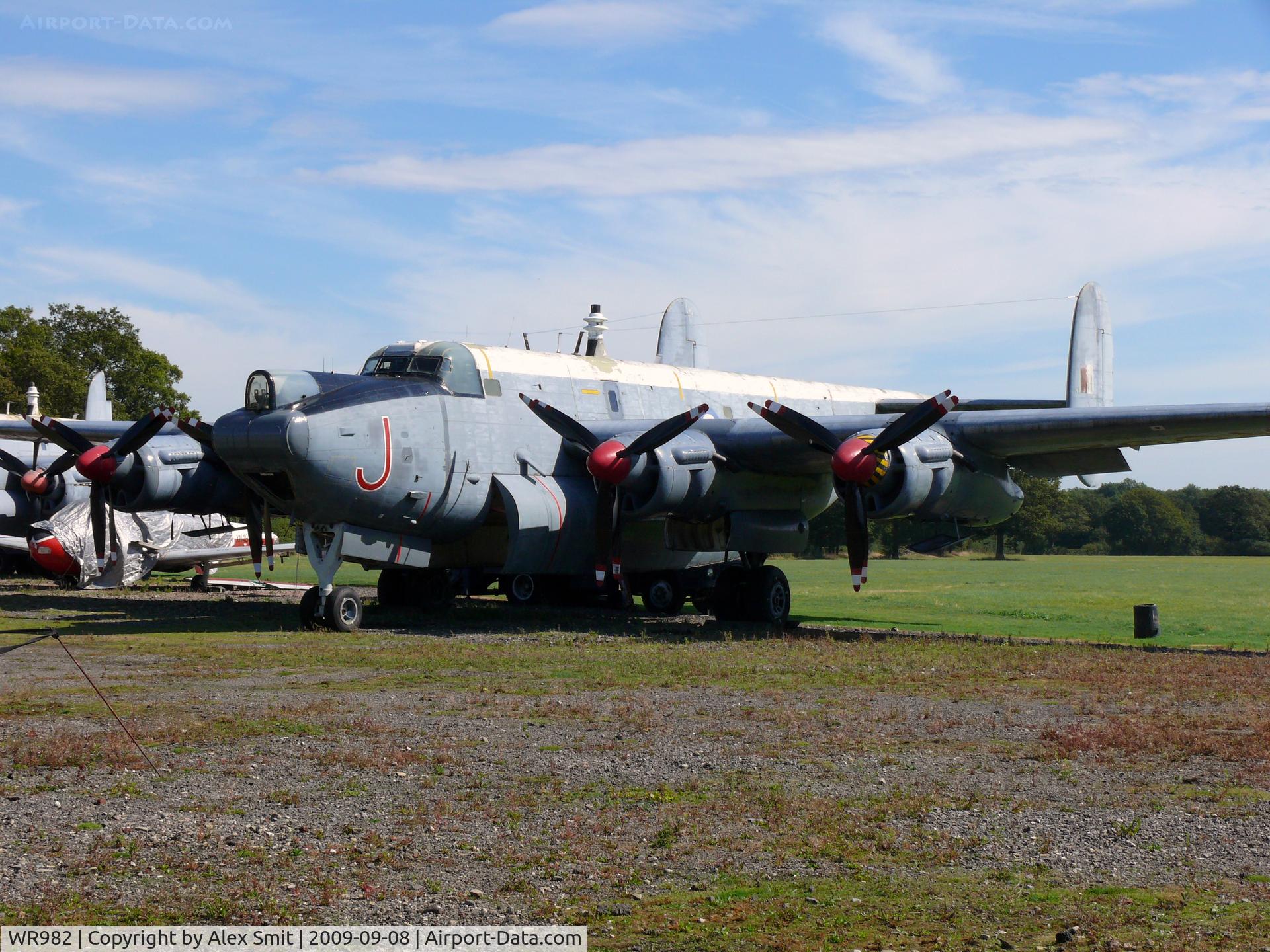 WR982, 1958 Avro 716 Shackleton MR.3/3 C/N 8106M, Avro Shackleton MR3 WR982/J Royal Air Force
