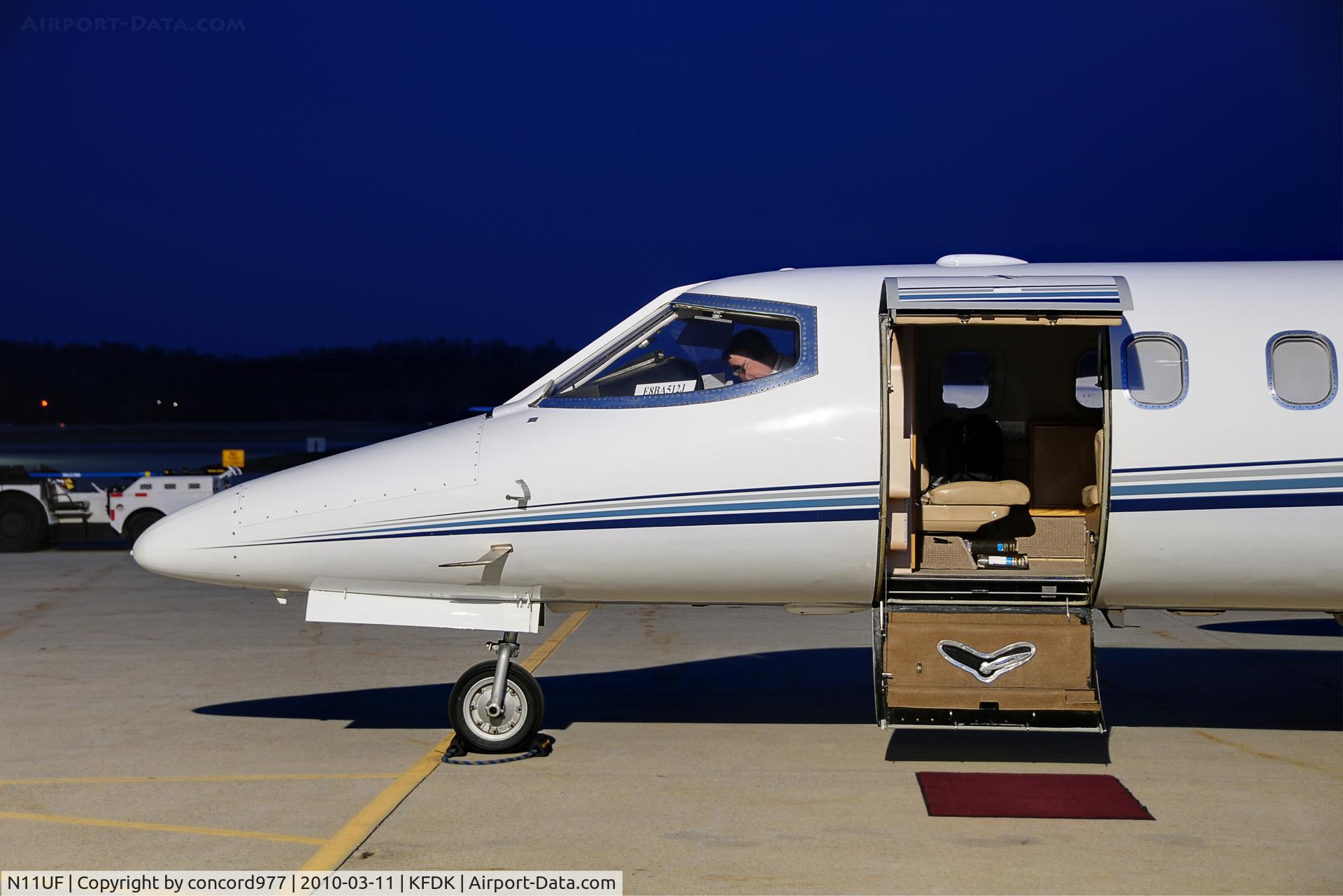 N11UF, 1979 Gates Learjet 35A C/N 237, Seen at KFDK 0n 3/20/2010