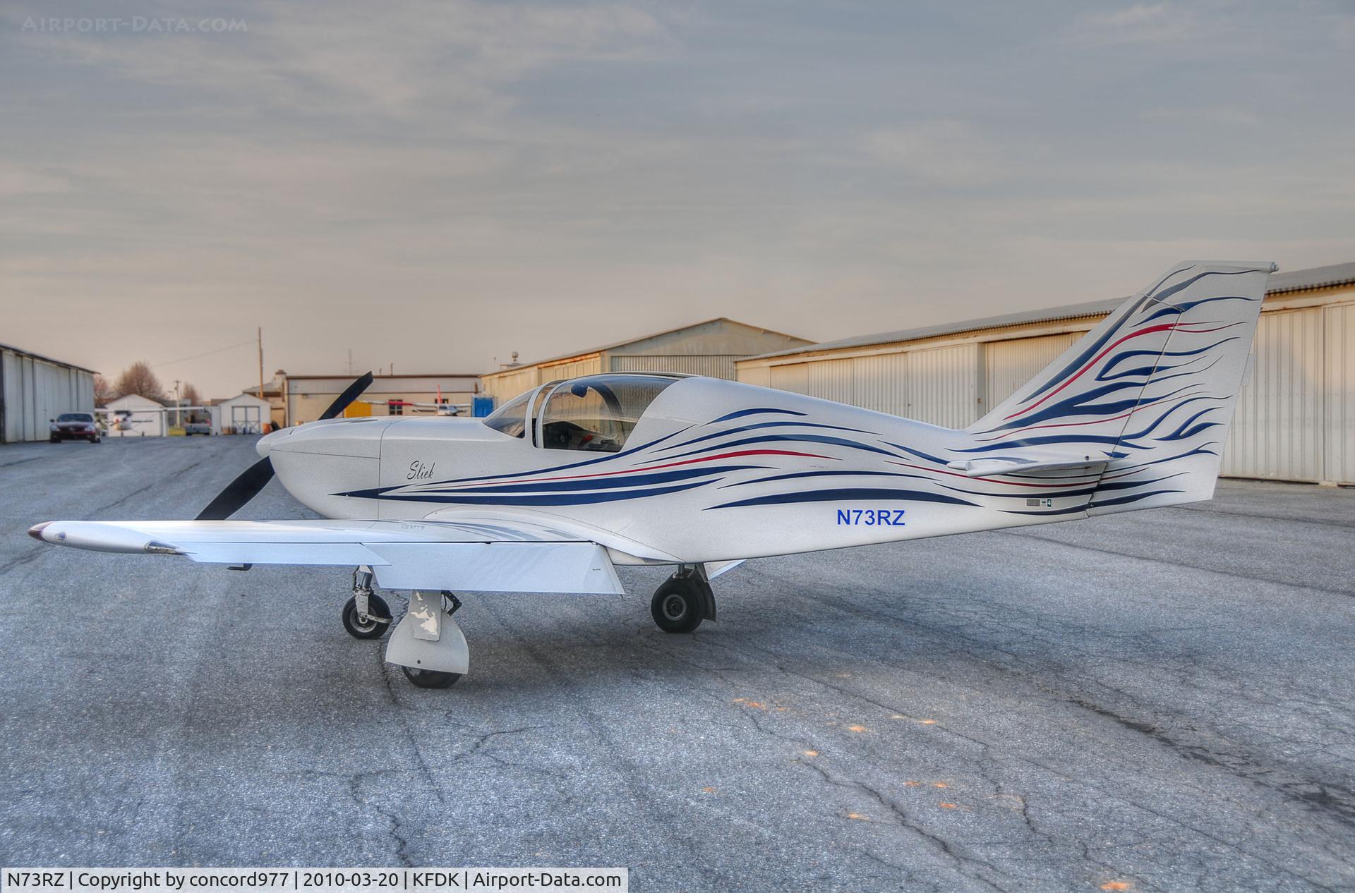 N73RZ, 1985 Stoddard-Hamilton Glasair RG C/N 558, Seen at KFDK 0n 3/20/2010