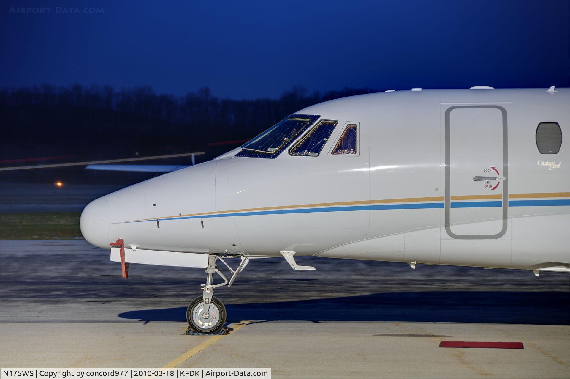 N175WS, 2003 Cessna 560XL C/N 560-5327, seen at KFDK 0n 3/18/2010.