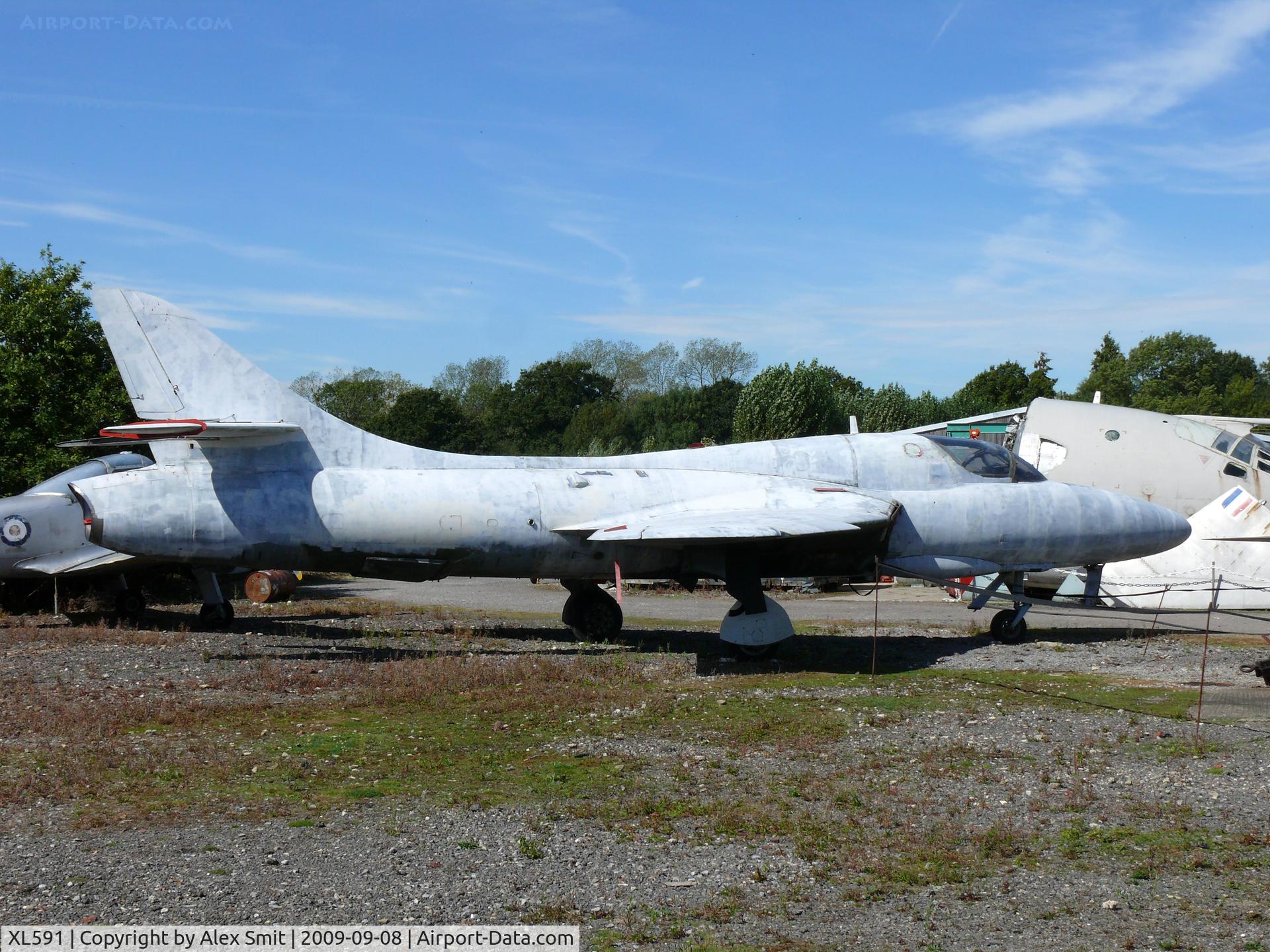 XL591, 1958 Hawker Hunter T.7 C/N 41H-693685, Hawker Hunter T7 XL591 Royal Navy