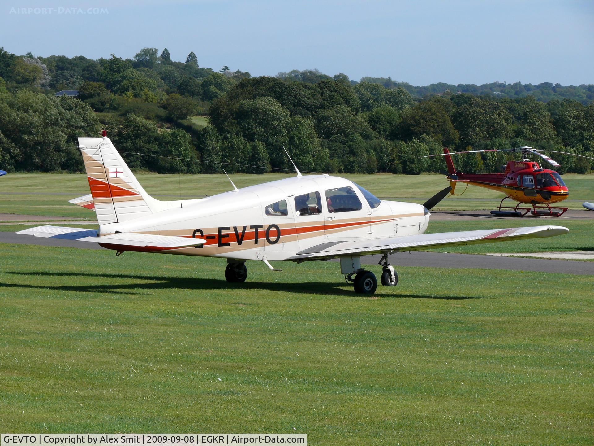 G-EVTO, 1980 Piper PA-28-161 Cherokee Warrior II C/N 28-8016271, Piper Pa28-161 Cherokee Warrior II G-EVTO Redhill Air Services